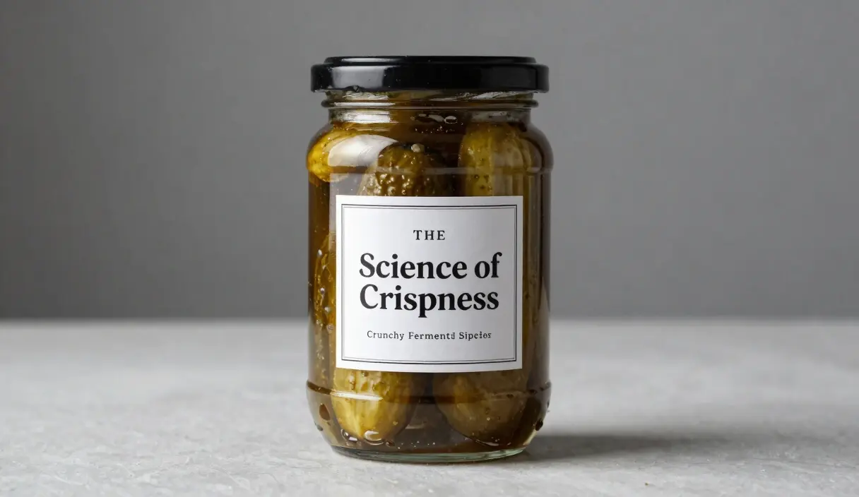The Science of Crispness: How to Keep Fermented Pickles Crunchy