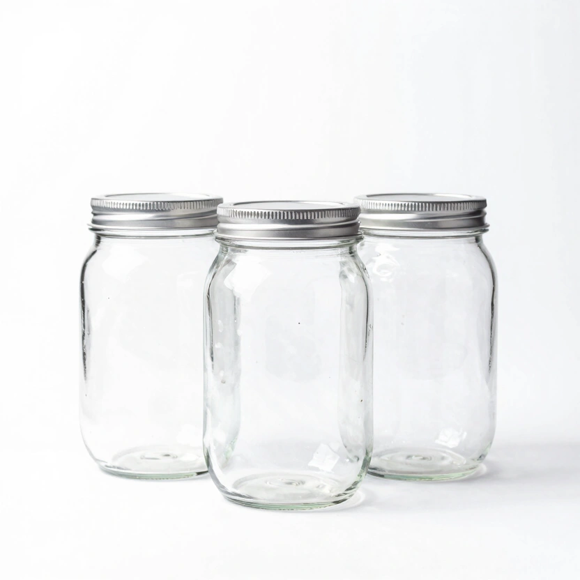 Tebery Wide Mouth Mason Jars (1.9L)